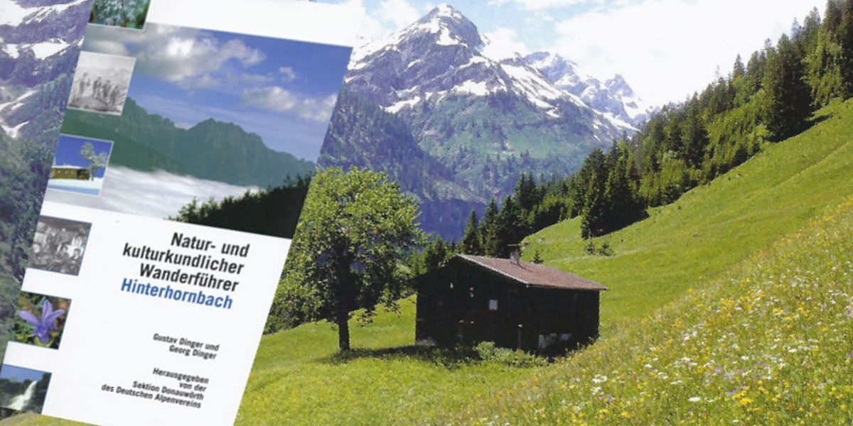 Cover "Natur- und kulturkundlicher Wanderführer Hinterhornbach", 2002 | Fettwiese bei Bretterhof 1, Juni 2000